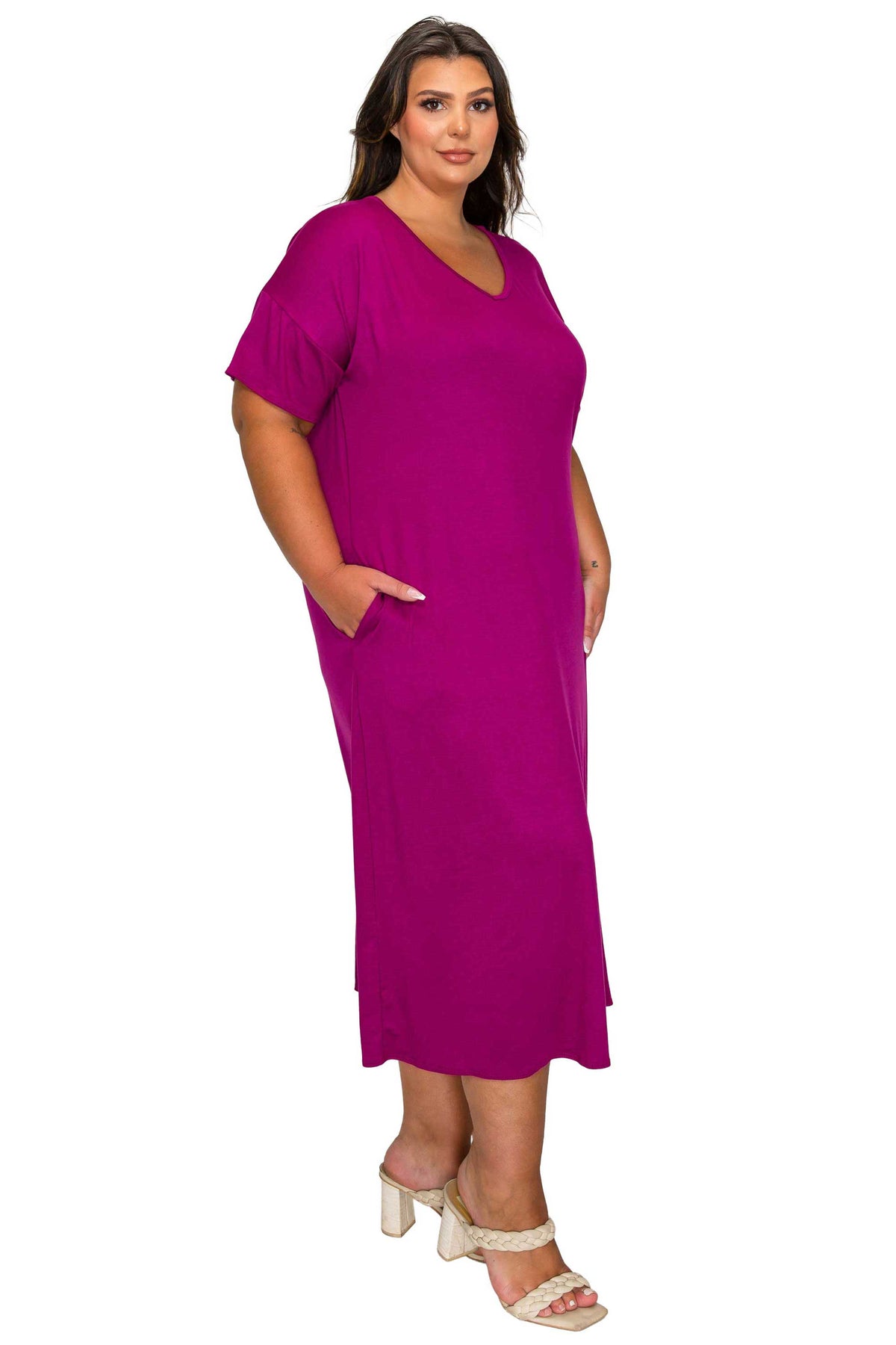 Olivia Pocket Midi Dress