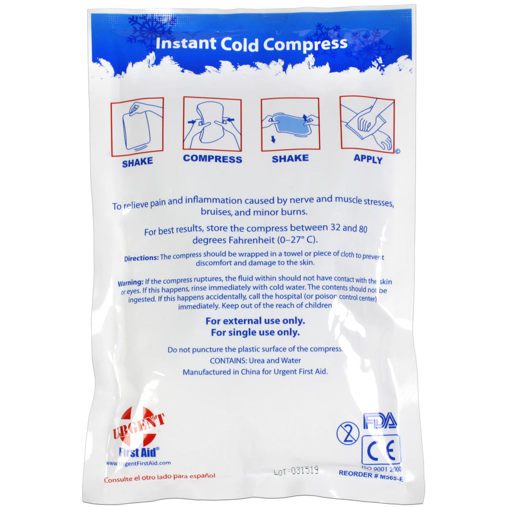 6" x 9" Instant Cold Compress, Boxed - 32 per case