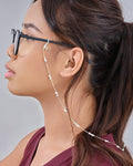 Stationed Triple Pearl Sunglass Chain