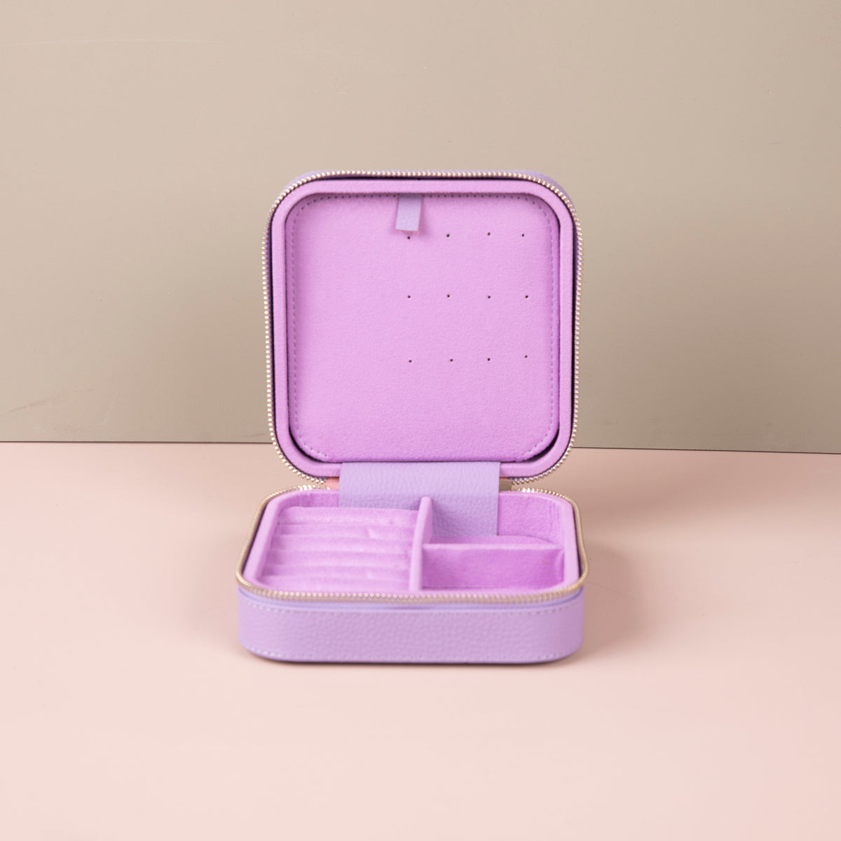 Stylish Travel Jewelry Box - Lavender - Palermo