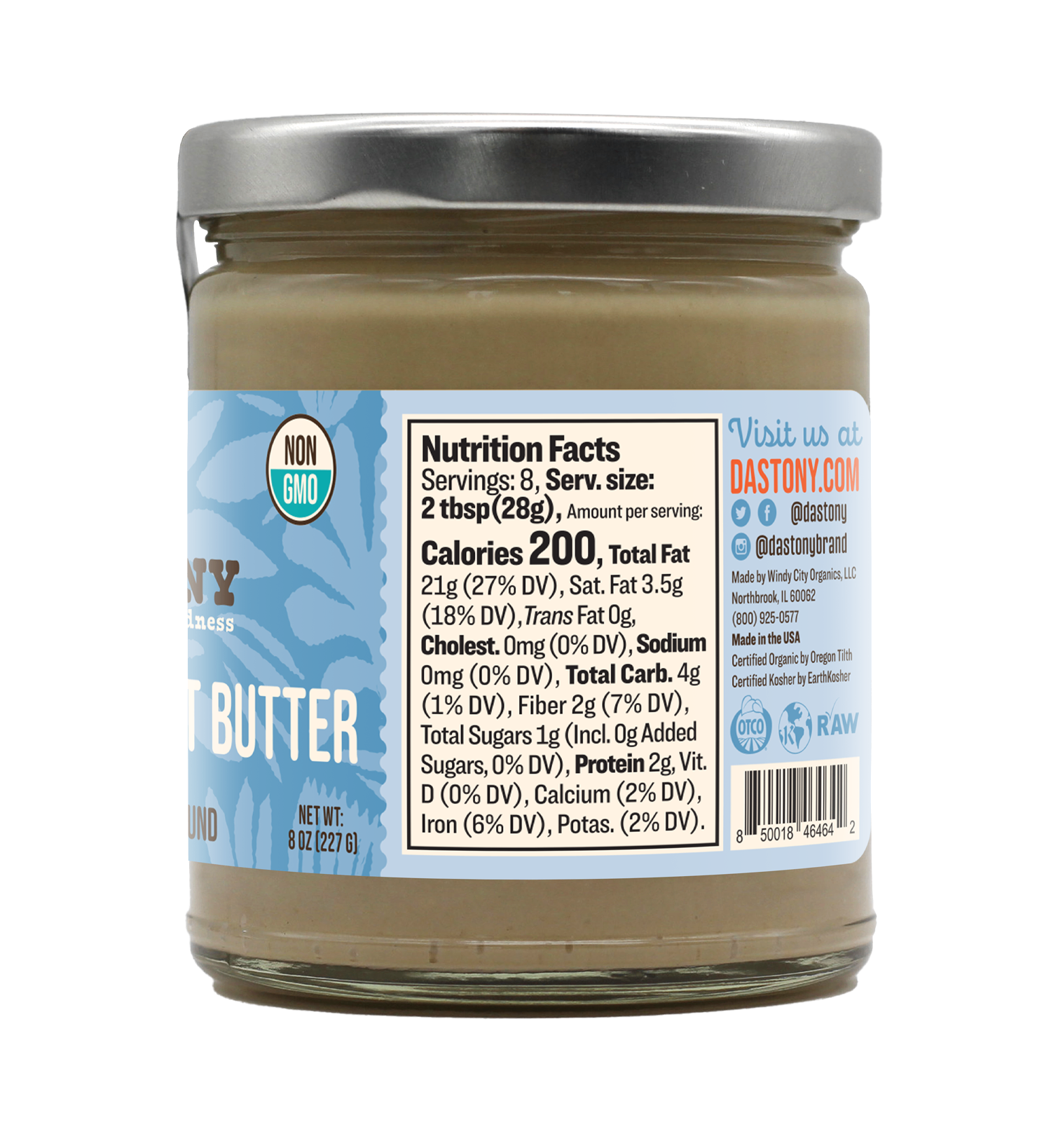 NON-GMO Macadamia Nut Butter