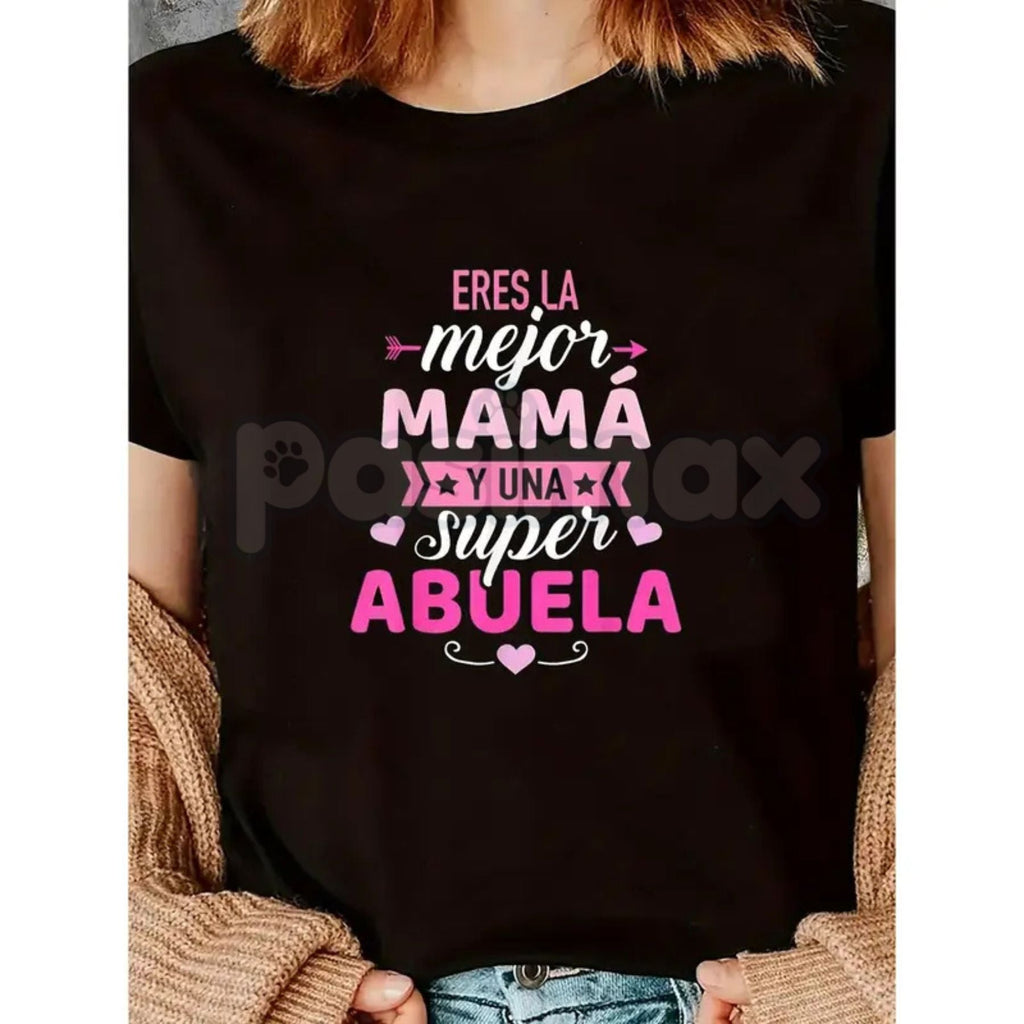 "Mejor Mama" Spanish Mother’s Day T-Shirt – Best Mom Ever Floral Graphic Tee, Premium 100% Cotton Hispanic Heritage Top, Soft Lived-In Heavyweight Latina Matriarch Shirt, Made in USA