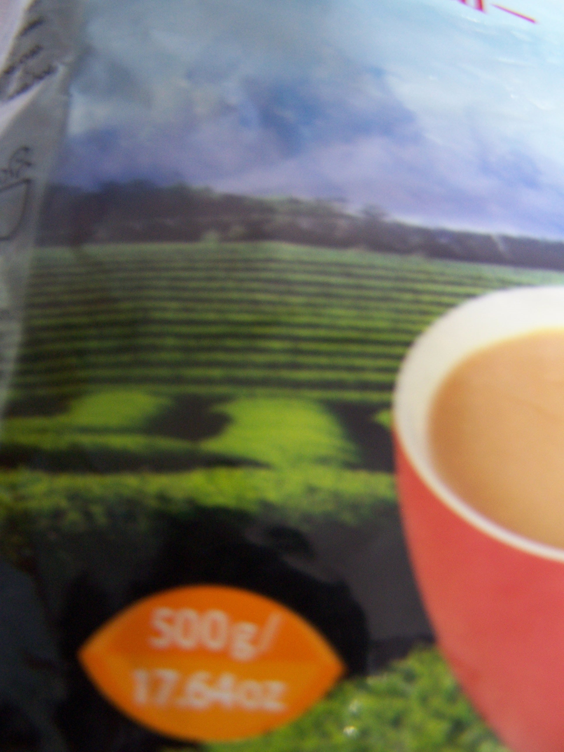 Melvins Tangawizi Chai 500g back label with ginger tea brewing instructions and ingredient list