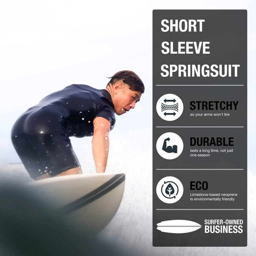 Men's Short Sleeve Short Leg Springsuit
