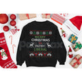 "Merry Christmas Lib" Funny Political Christmas Sweatshirt | Ironic Gag Gift Holiday Jumper | Conservative Humor Xmas Crewneck