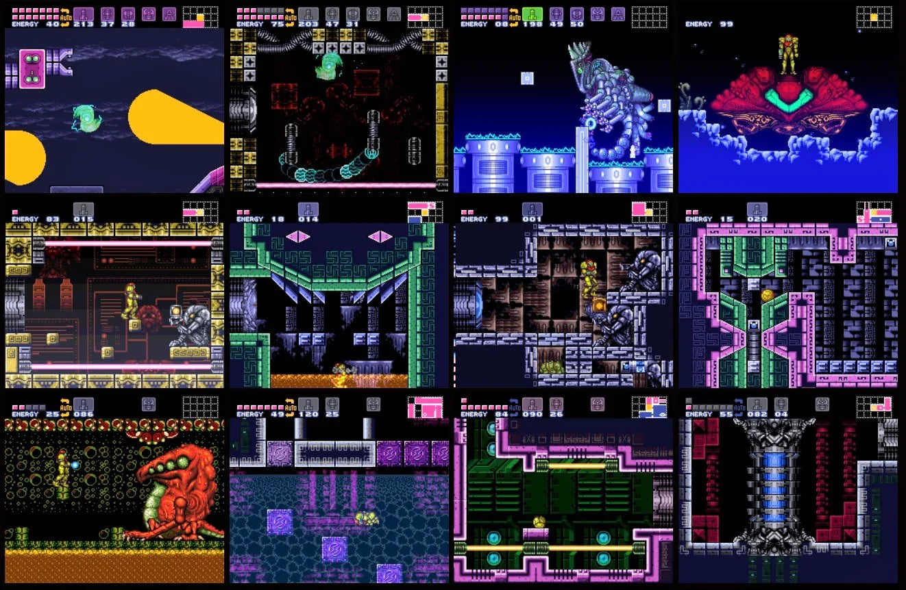 Super Metroid SNES Video Game Cartridge Super Nintendo 1994