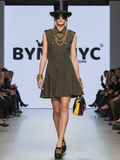 Military-Chic Peplum Dress • CHELSEA New Collection BYMANYC ® New York