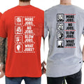 "More Jobs No Jobs Blow Jobs" T-Shirt – Funny Sarcastic Economic Workforce Graphic Tee