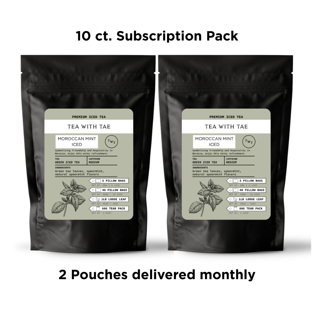 Moroccan Mint Green Iced Tea Pouch