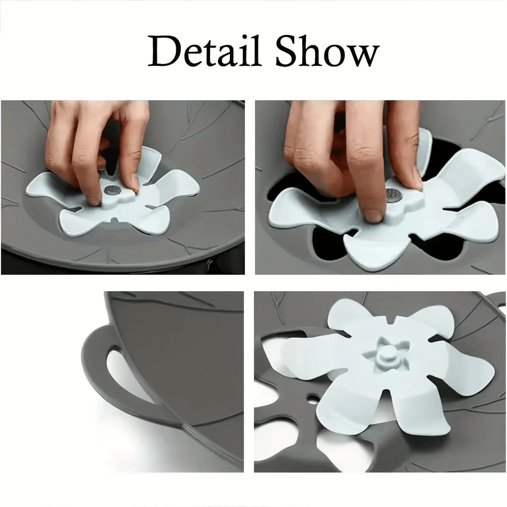 Silicone Spill Stopper Lid-Boil Over Stopper