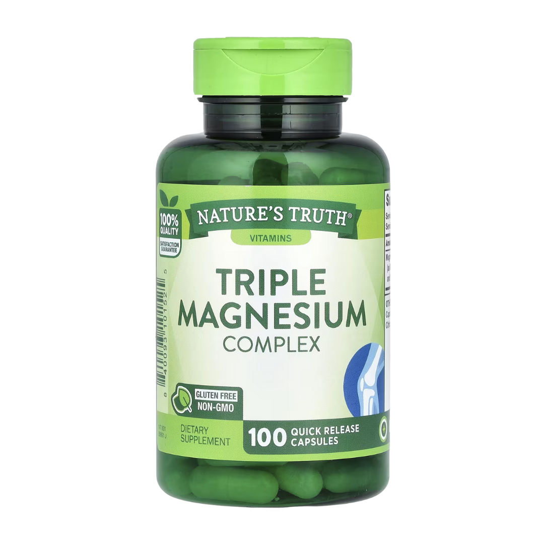 Nature’s Truth Triple Magnesium Complex Capsules (100 count)