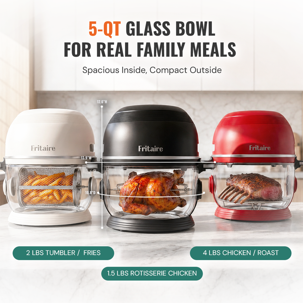 Classic Self-Cleaning Air Fryer™ & Non-Toxic Air Fryer™ - Mauve Rose