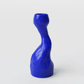 Niki Medium Blue Porcelain Candle Holder