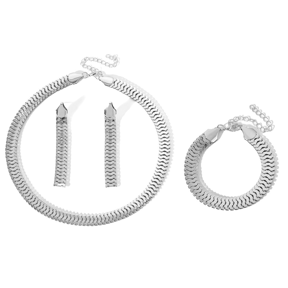 Classic Plaid Eardrops Combination Suitable For Jewelry Set