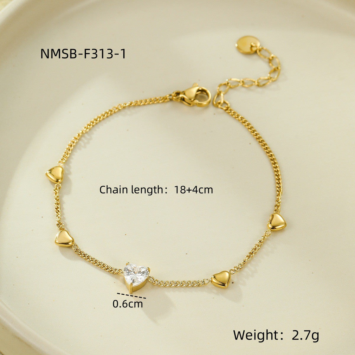 Titanium Steel Valentine's Day Gift Love Souvenir High Jewelry Set