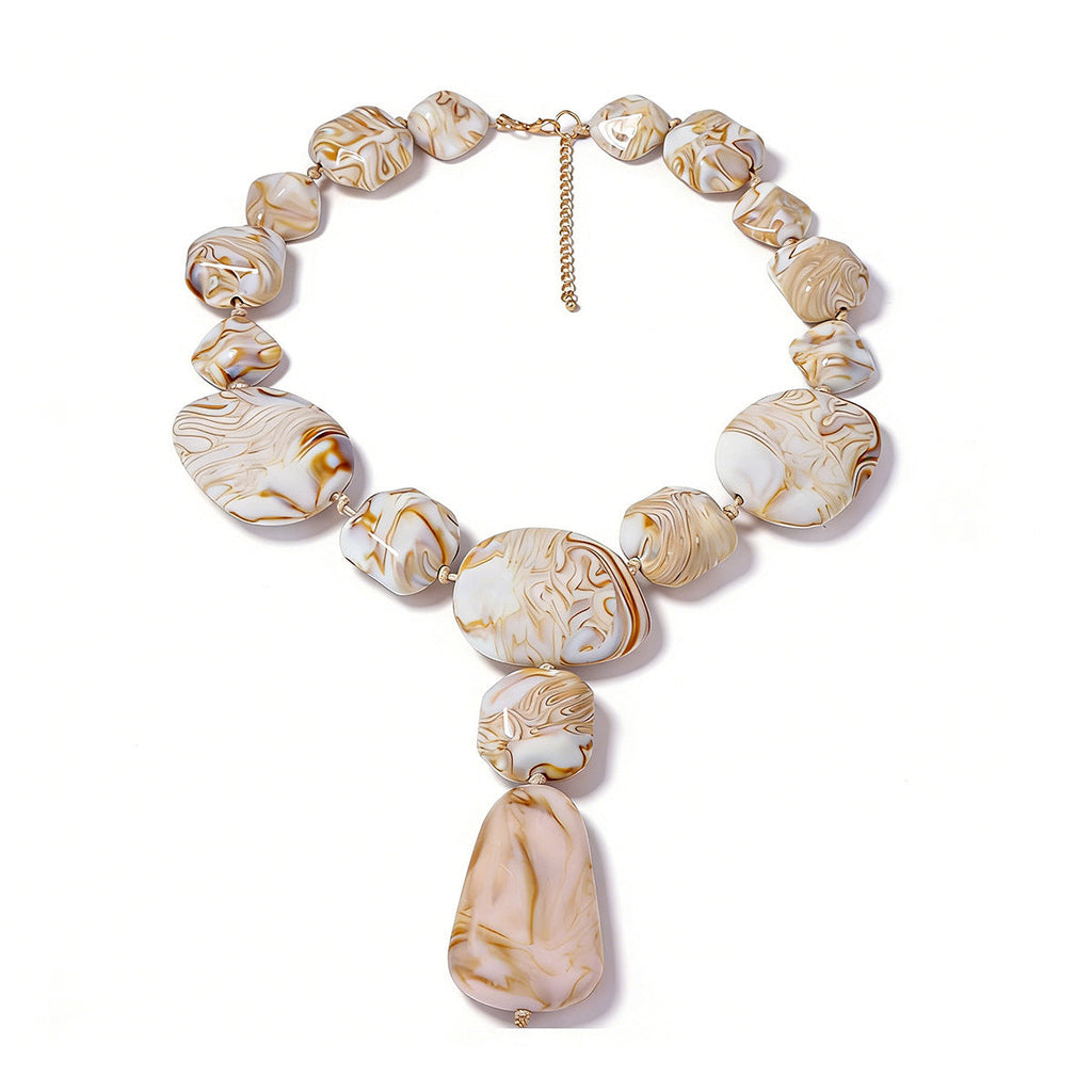 Fashion Exaggerated Beach Vacation Clavicle Geometric Versatile Jewelry Set