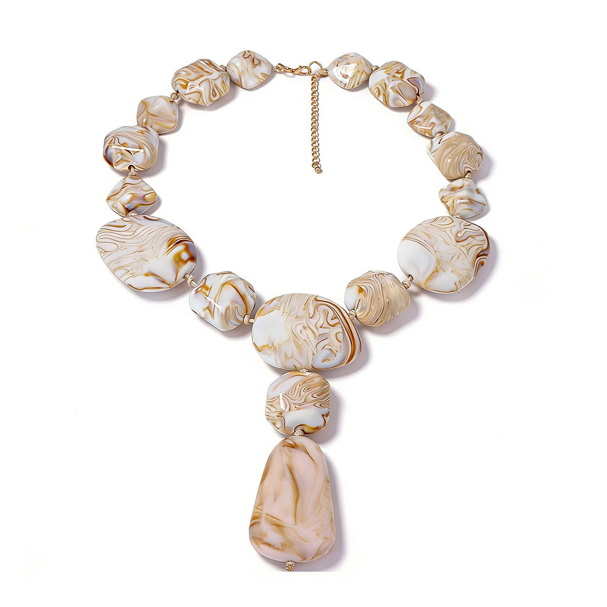 Fashion Exaggerated Beach Vacation Clavicle Geometric Versatile Jewelry Set