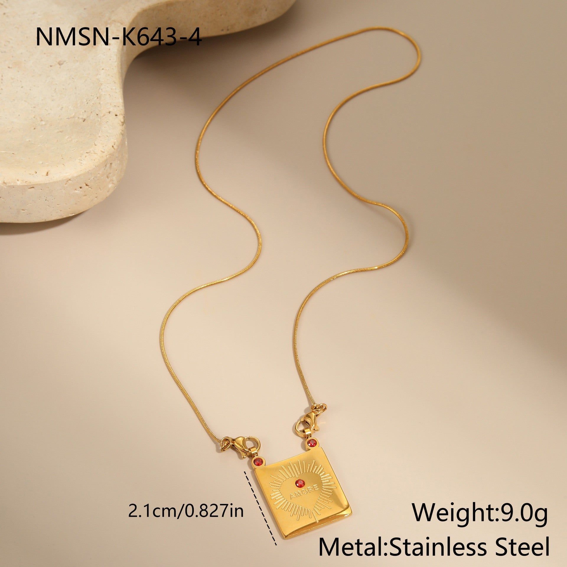 Titanium Steel Valentine's Day Gift Love Souvenir High Jewelry Set