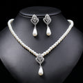 Pearl Suit Female Light Luxury Minority Sweater Jewelry Set