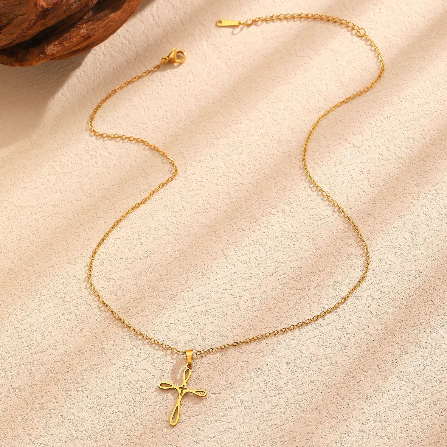 Women's Cross Stainless Steel Clavicle Chain Exquisite Simple Personalized Necklaces
