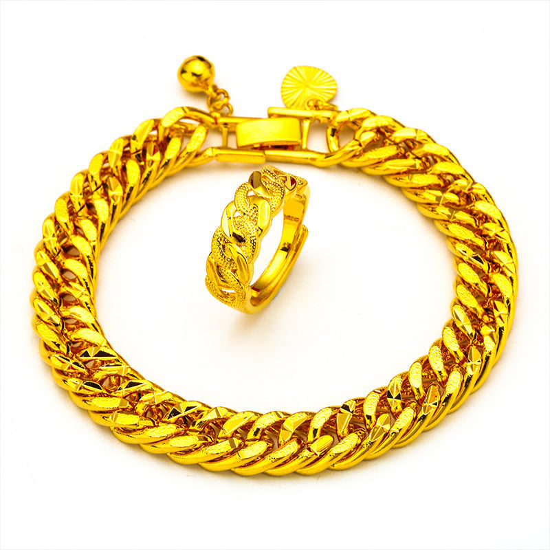 New Unique Vietnam Placer Gold Boss Bracelets