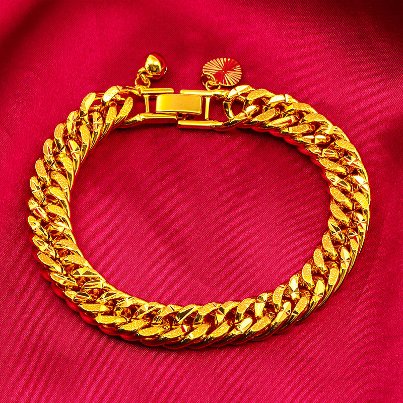 New Unique Vietnam Placer Gold Boss Bracelets