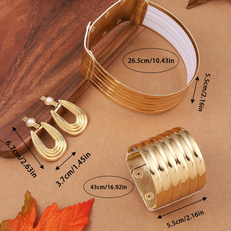 Tribal Style Collar Exaggerated Suit Fashion Adjustable Necklaces
