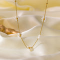 Beaded Chain Flower Pearl Niche High Jewelry Set