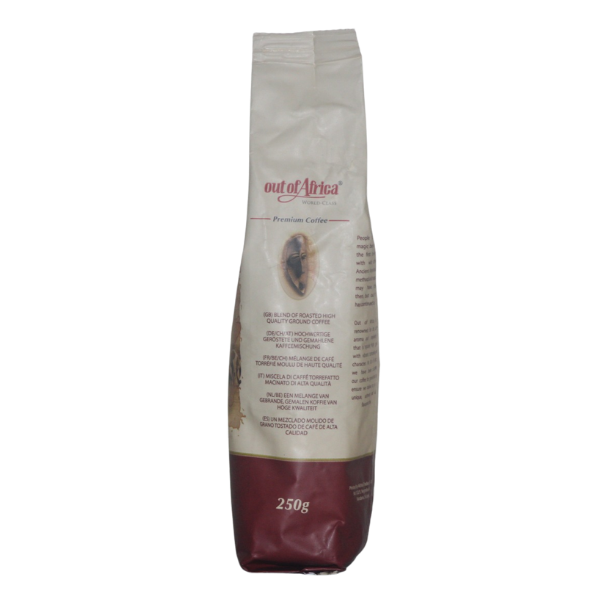 OUT OF AFRICA DARK ROAST PREMIUM CONVENTIONAL GROUND COFFEE - 250g