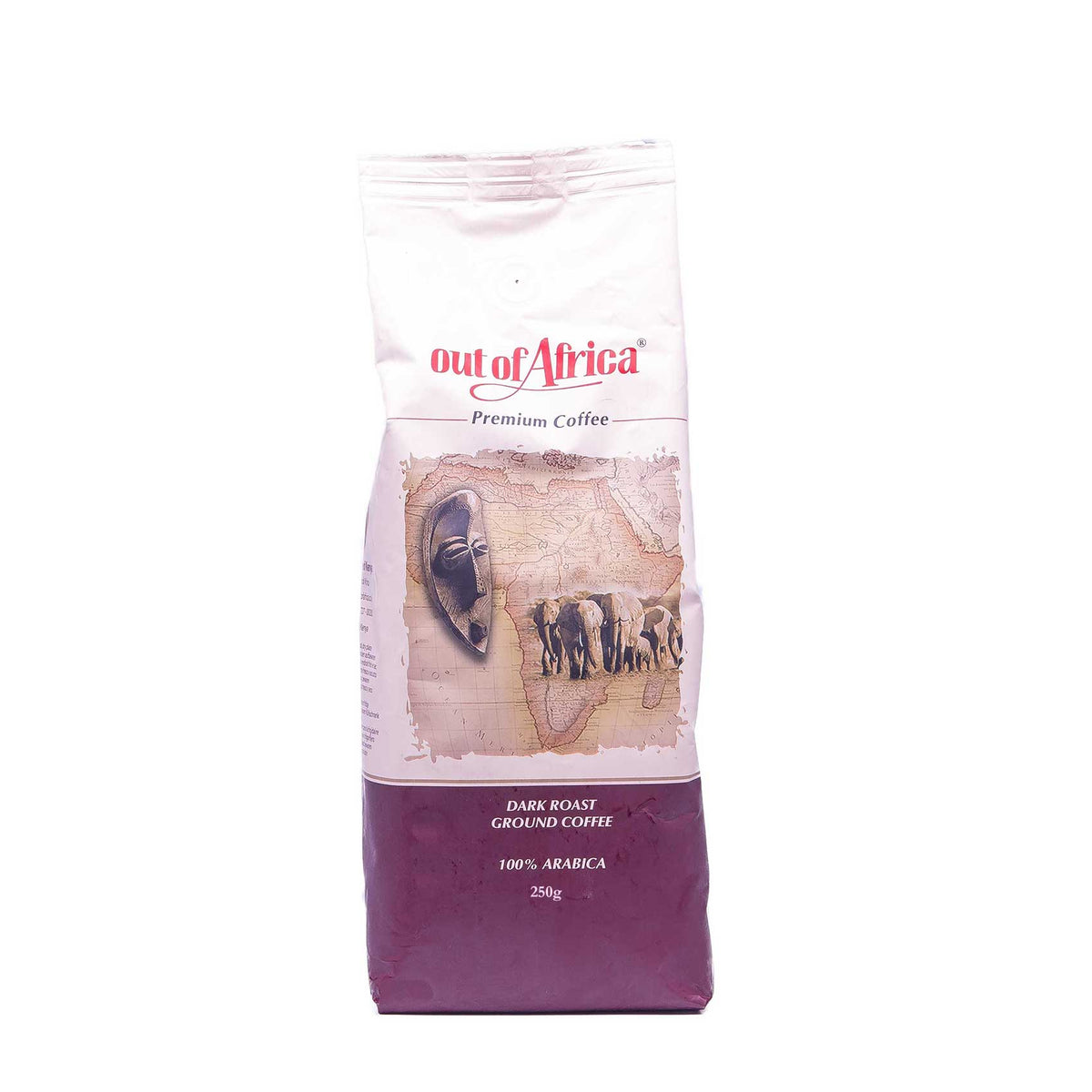 Out of Africa Mt. Kenya Dark Roast Ground Coffee, 250 g (8.82 oz)