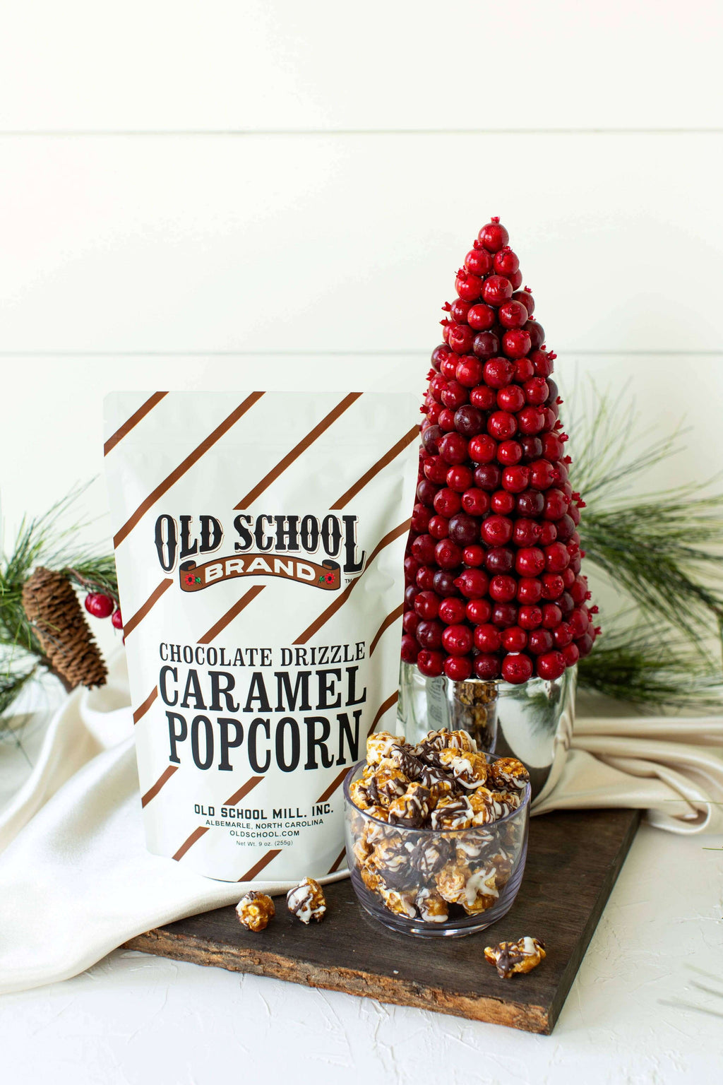 Old School Brand Chocolate Drizzle Caramel Popcorn