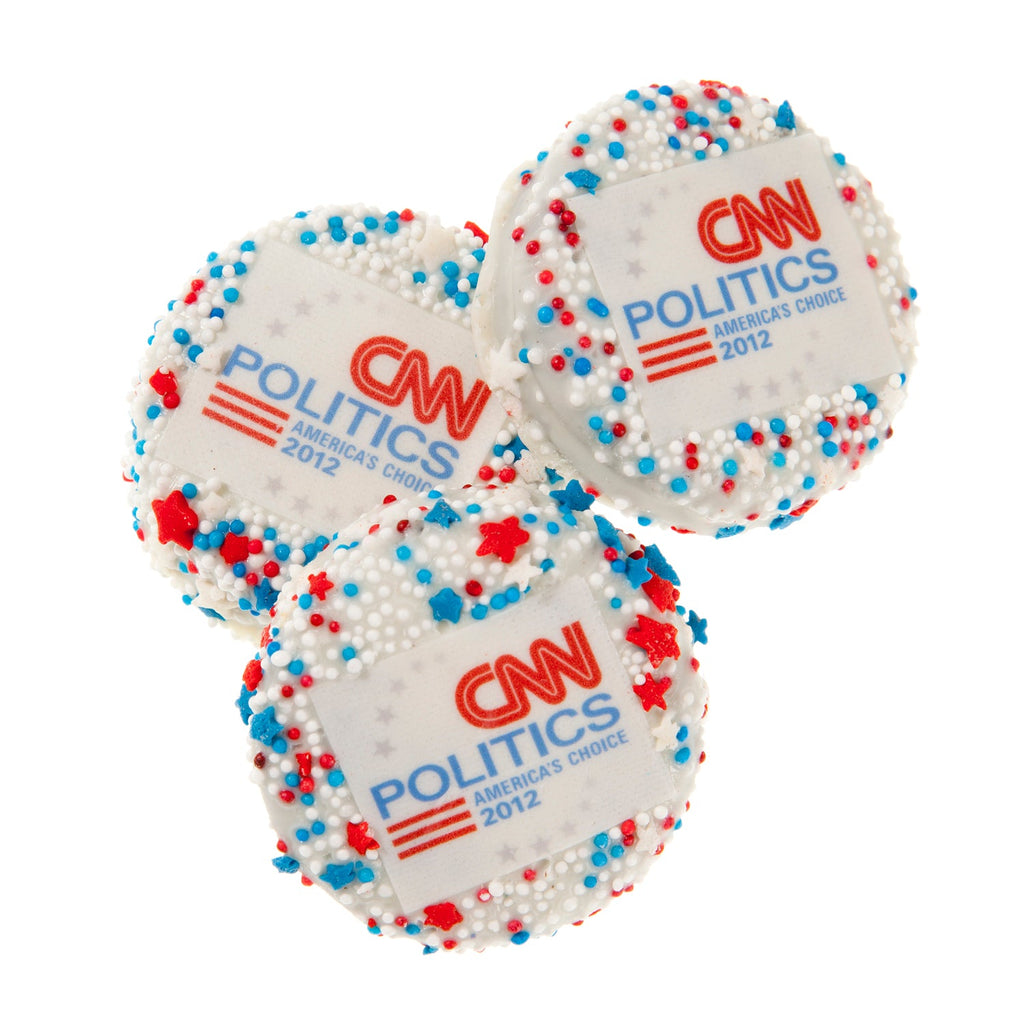 Logo Hand Dipped & Decorated Sandwich Cookie-Single