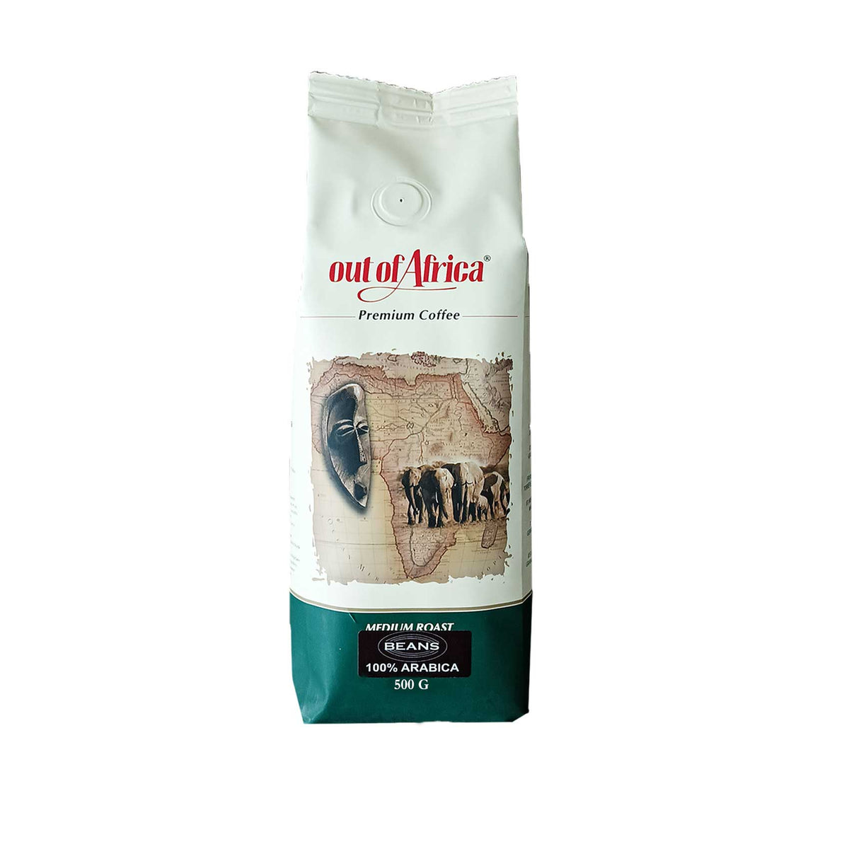 Out of Africa Dark Roast Whole Bean Coffee, 500 g (17.64 oz)