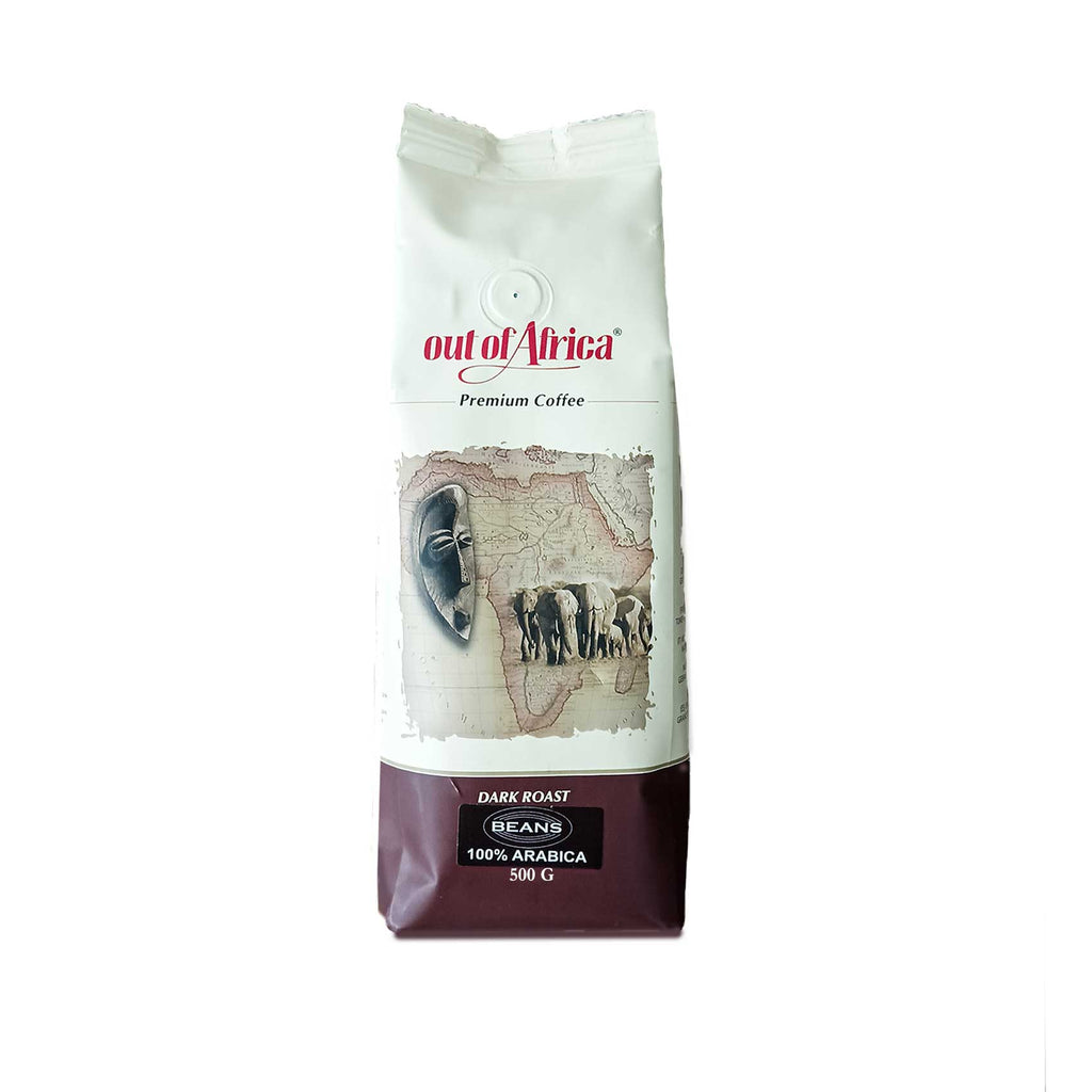 Out of Africa Dark Roast Whole Bean Coffee, 500 g (17.64 oz)