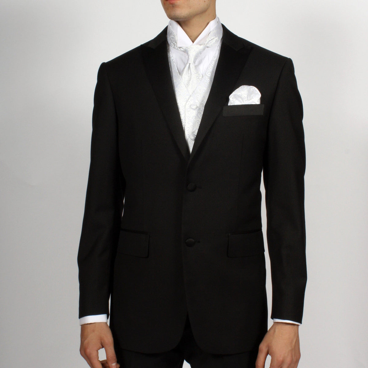 Ferrecci Mens PV50-9 White with White Back Vest Set