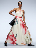 Women's Dress One-Shoulder Maxi BYMANYC ® New York HAMPTONS FLORAL - New Collection