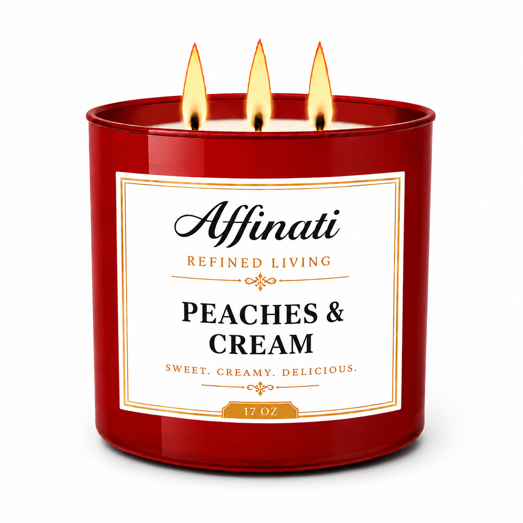 Peaches & Cream 3-Wick Candle