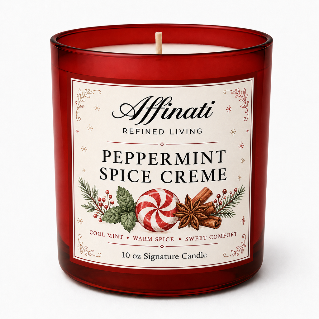Peppermint Spice Creme Signature Candle