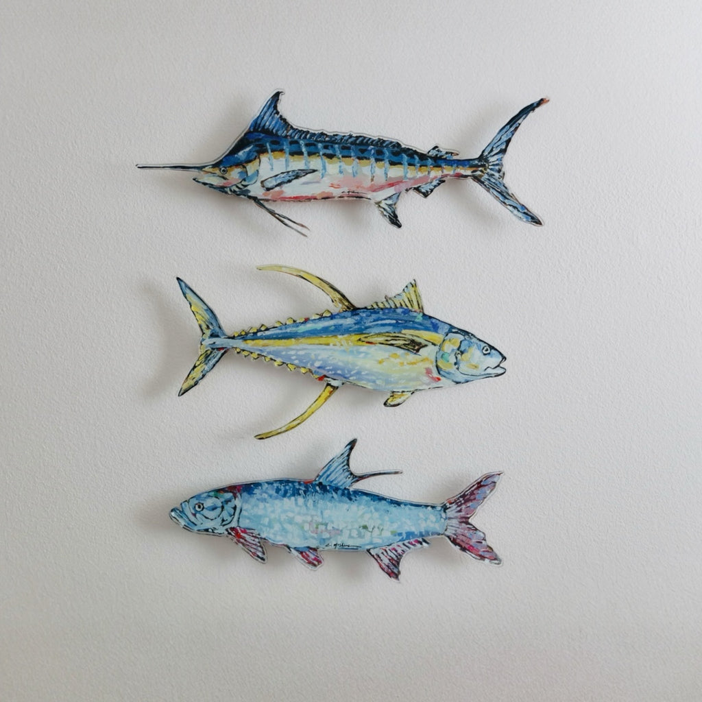 "Tarpon" Acrylic Wall Contour
