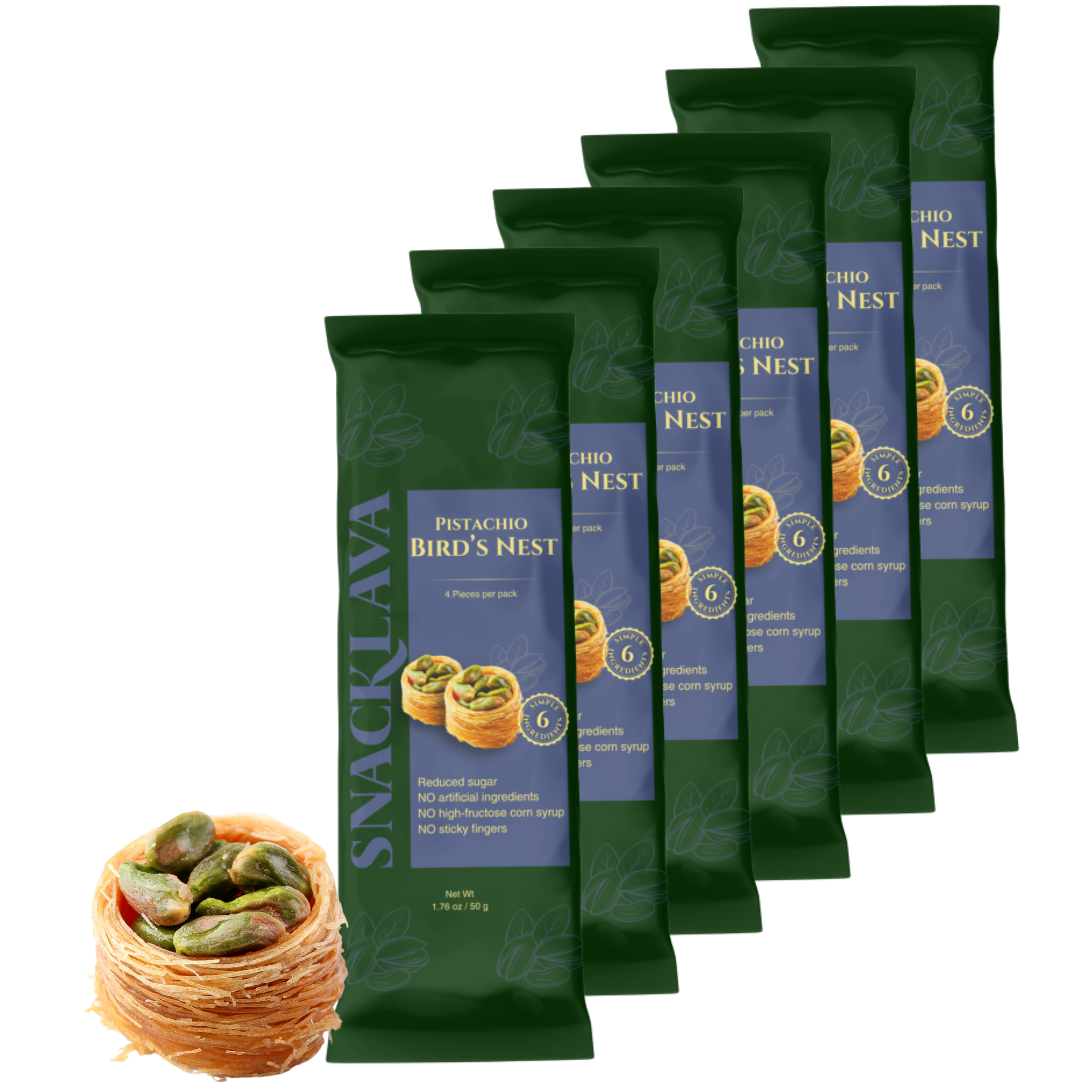 Bird's Nests Pistachio - Snacklava®