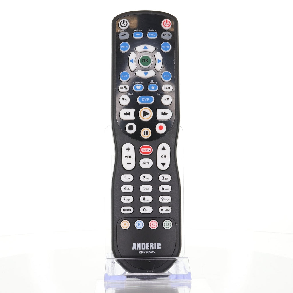Anderic RRP265V5 Replacement 2-Device Universal Remote Control for Verizon FiOS Cable - P265v5