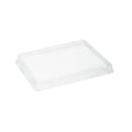 Cafe Vision Rectangle Clear Plastic Lid - Fits Small Click Lock Container - 200 count box