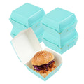 Bio Tek Turquoise Paper Slider Box - 2 1/2" x 2 1/2" x 2" - 100 count box