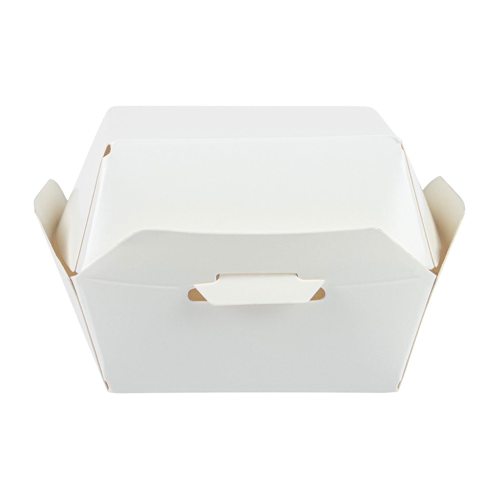 Bio Tek White Paper Slider Box - 2 1/2" x 2 1/2" x 2" - 100 count box