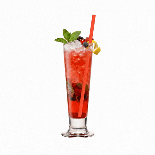 Bev Tek Red Paper Straw - Biodegradable, 6mm - 7 3/4" - 100 count box