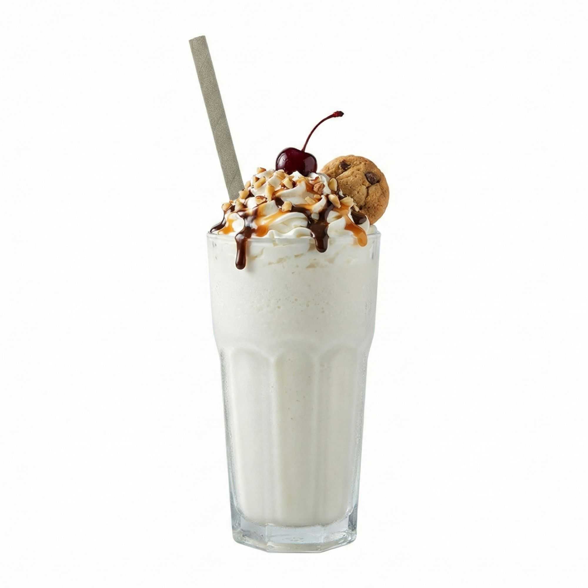 Bev Tek Silver Paper Straw - Biodegradable, 6mm - 7 3/4" - 100 count box