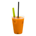 Bev Tek Black Paper Straw - Biodegradable, 6mm - 7 3/4" - 100 count box
