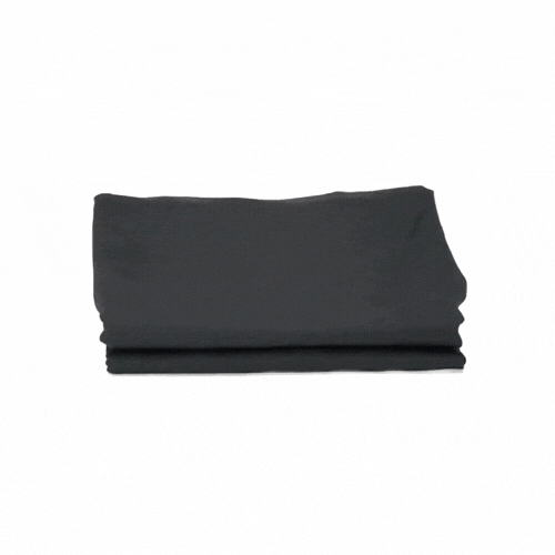 Table Tek Round Black Spandex Table Cover - Bar Height - 36" - 10 count box