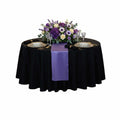 Table Tek Lavender Purple Satin Table Runner - 12" x 108" - 10 count box