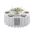 Table Tek Silver Satin Table Runner - 12" x 108" - 1 count box
